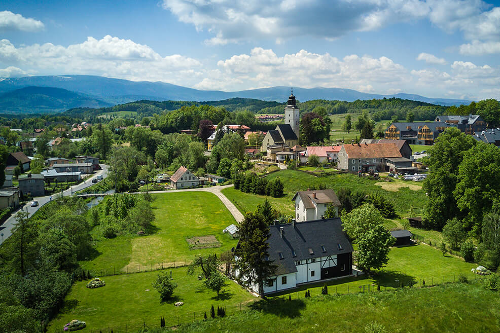 Ferienhaus direkt vor dem Kamm des Riesengebirges