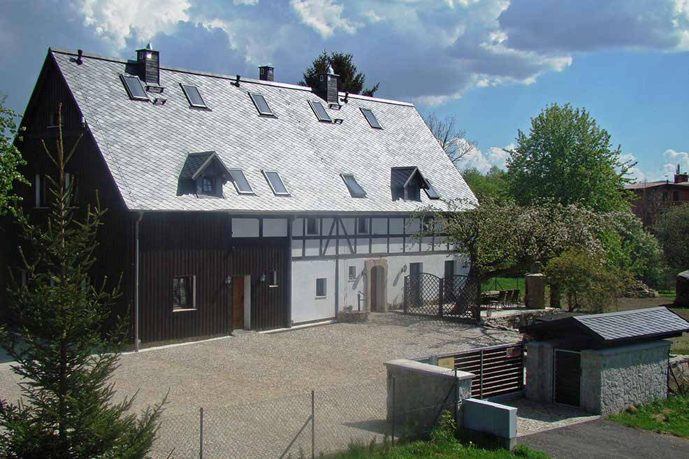 Unser Ferienhaus in Lomnitz